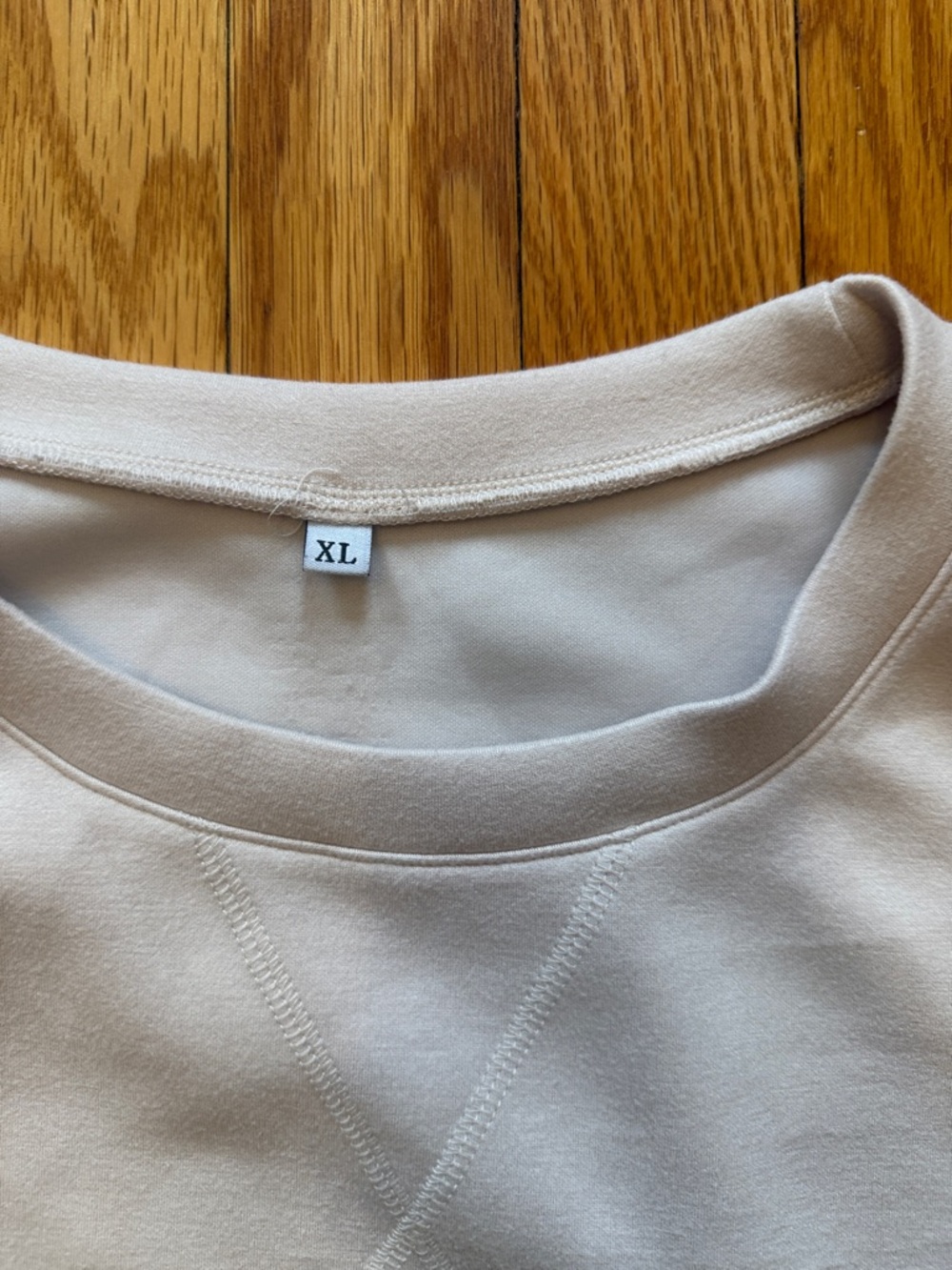 Women's Light Pink Soft Sweatshirt - Picture 2 of 5